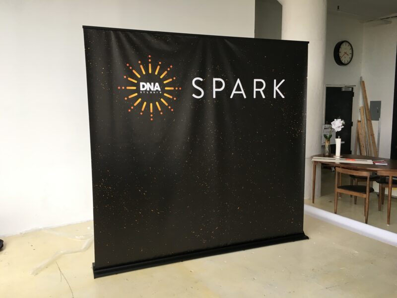 8x8 Retractable Backdrop - FOR SALE - Image 2